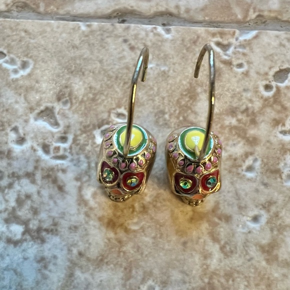 Skull earrings Betsy Johnson - Picture 2 of 2